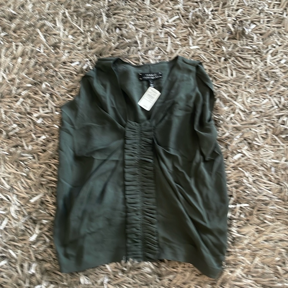 Robert Rodriquez V-Neck Blouse Nwt